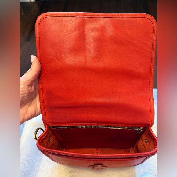 Vintage Coach Medium Saddle Pouch #9590 - Picture 3 of 10